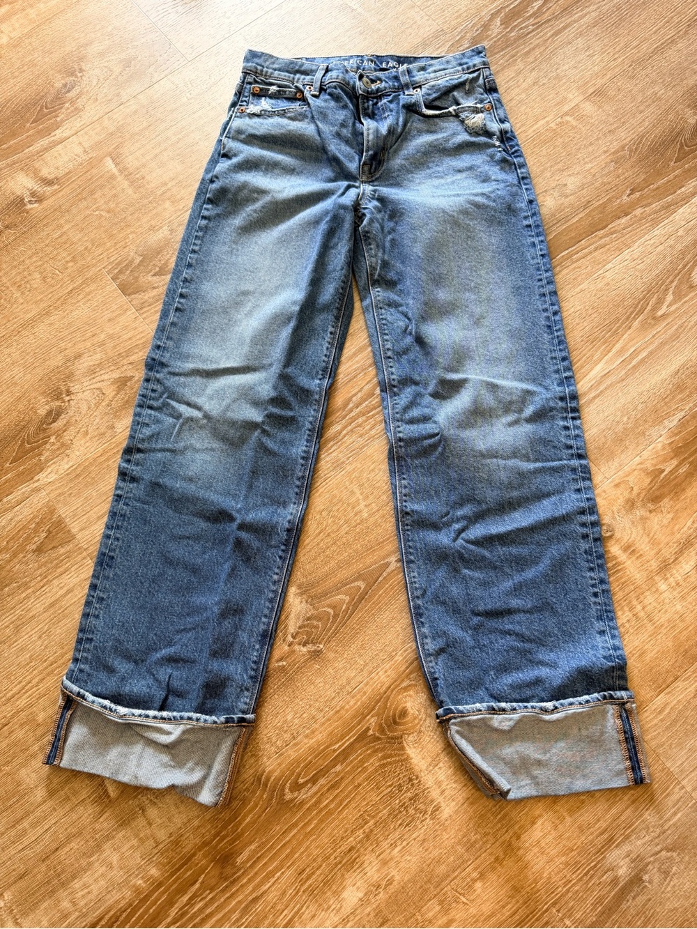 AE women’s Stovepipe Jeans